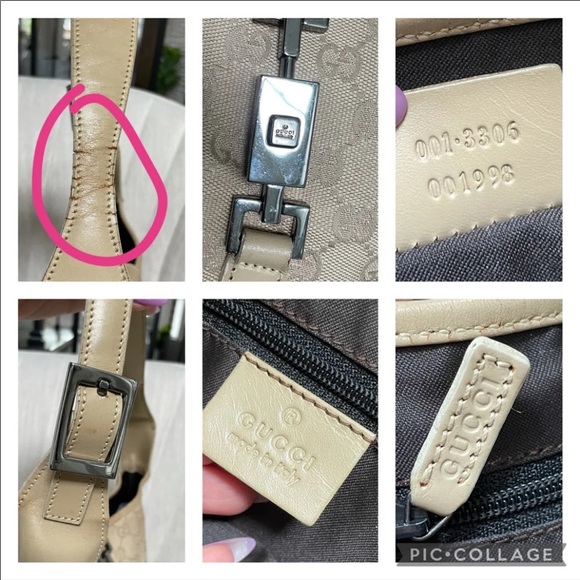 Vintage Beige Gucci Jackie shoulder bag - Picture 10 of 12
